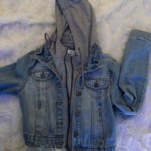 Jean Jacket with hoodie